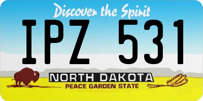 ND license plate IPZ531