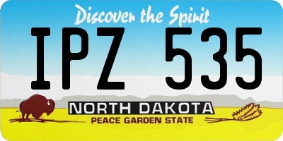 ND license plate IPZ535