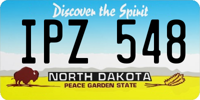 ND license plate IPZ548