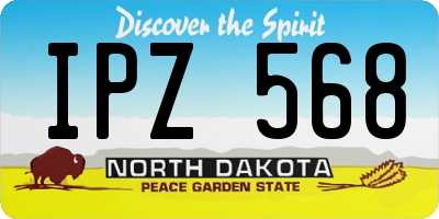 ND license plate IPZ568