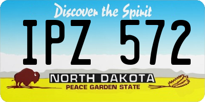 ND license plate IPZ572