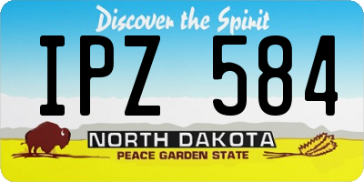 ND license plate IPZ584
