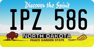 ND license plate IPZ586