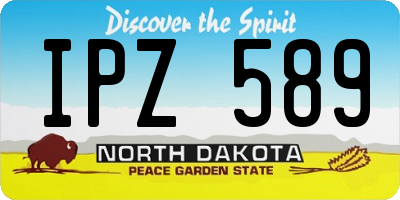 ND license plate IPZ589