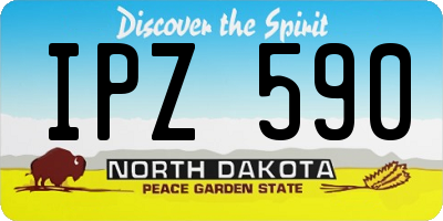ND license plate IPZ590