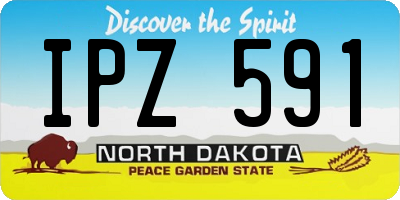 ND license plate IPZ591