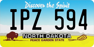 ND license plate IPZ594