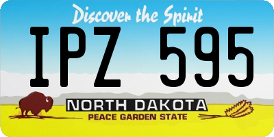 ND license plate IPZ595