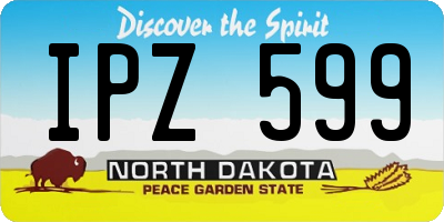ND license plate IPZ599