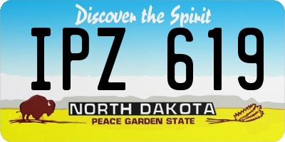 ND license plate IPZ619