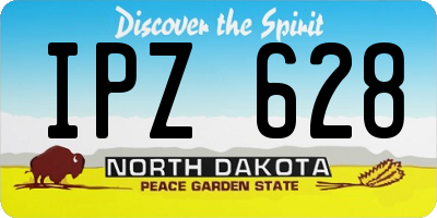 ND license plate IPZ628