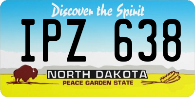 ND license plate IPZ638