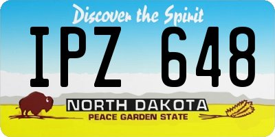 ND license plate IPZ648