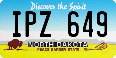 ND license plate IPZ649