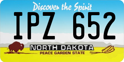 ND license plate IPZ652