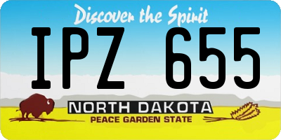 ND license plate IPZ655