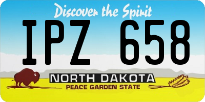 ND license plate IPZ658