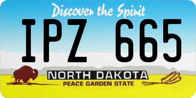 ND license plate IPZ665