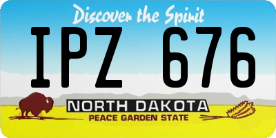 ND license plate IPZ676
