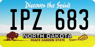ND license plate IPZ683