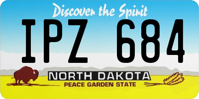 ND license plate IPZ684