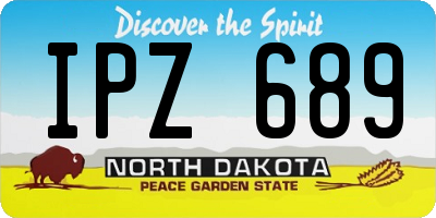 ND license plate IPZ689