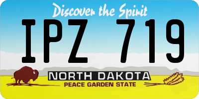 ND license plate IPZ719