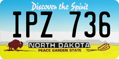 ND license plate IPZ736