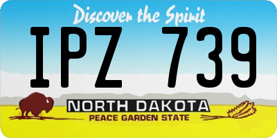 ND license plate IPZ739