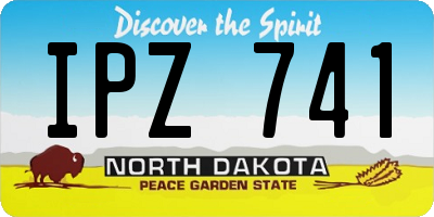 ND license plate IPZ741