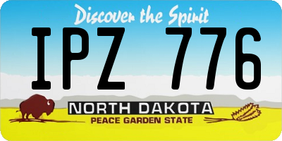ND license plate IPZ776