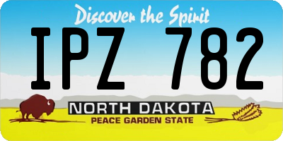 ND license plate IPZ782