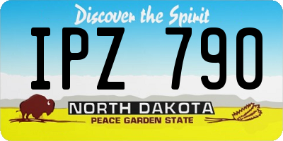 ND license plate IPZ790