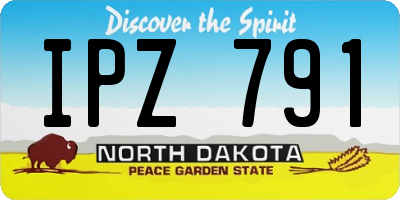 ND license plate IPZ791