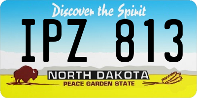 ND license plate IPZ813