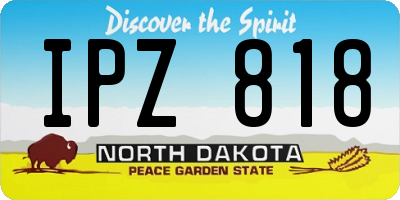 ND license plate IPZ818