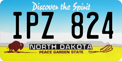 ND license plate IPZ824