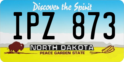 ND license plate IPZ873