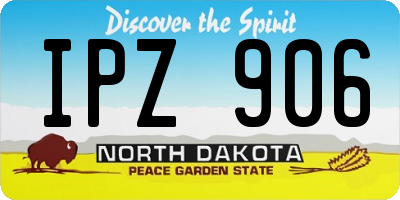ND license plate IPZ906