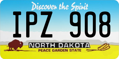 ND license plate IPZ908