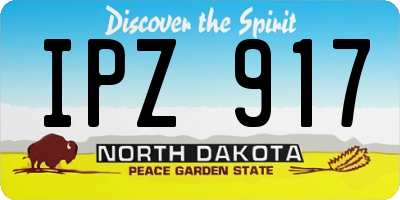ND license plate IPZ917