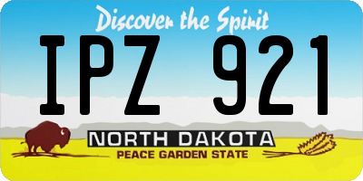 ND license plate IPZ921