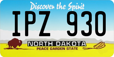 ND license plate IPZ930