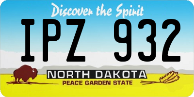 ND license plate IPZ932