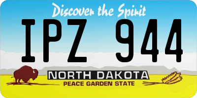 ND license plate IPZ944