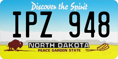ND license plate IPZ948