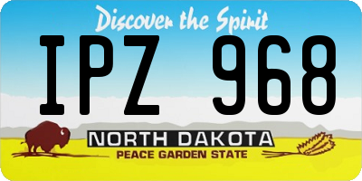 ND license plate IPZ968
