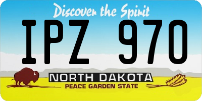 ND license plate IPZ970