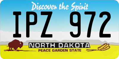 ND license plate IPZ972
