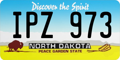 ND license plate IPZ973
